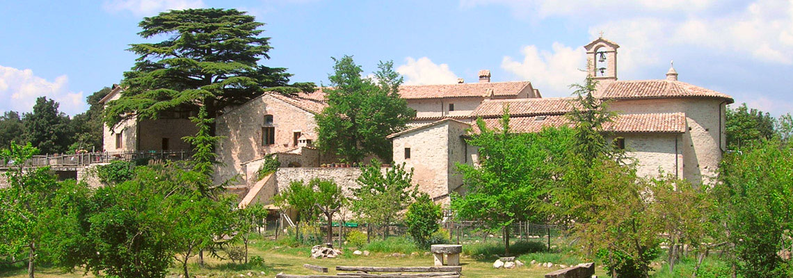 Hermitage of Portaria Romita di Cesi. Via dei Protomartiri Franciscan Terni Umbria Italy