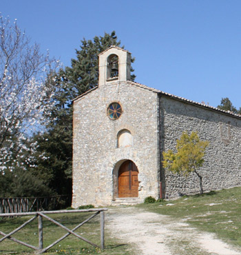 Tappa 3 da Calvi a Narni - Chiesa di San Michele Arcangelo a Schifanoia. Cammino dei Protomartiri Francescani, Terni, Umbria, Italia