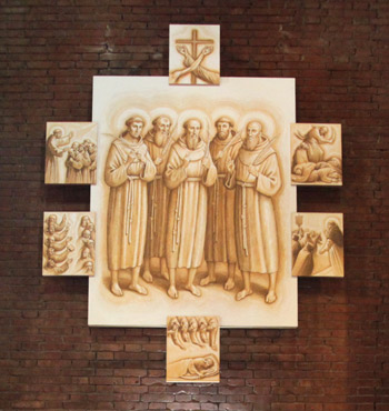 Tappa 6 da Cesi a Terni - Santuario Antoniano dei Protomartiri Francescani. Cammino dei Protomartiri Francescani, Terni, Umbria, Italia