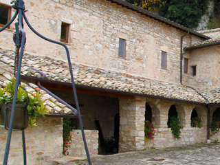 Tappa 2 da Stroncone a Calvi dell'Umbria del pellegrinaggio dei Protomartiri. Valnerina Santo Speco di Narni, Umbria, Italia